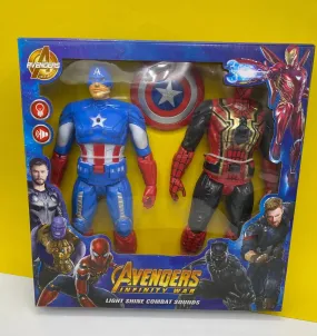 2 in 1 Avengers Infinity War Super Heroes Set