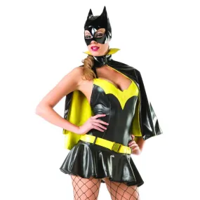 3 Piece Sexy Batty Crime Fighter Costume