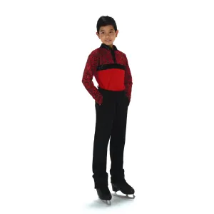 835 Competition Figure Skating Men's Black Valence Shirt