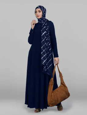 Abaya Epaulettes Navy