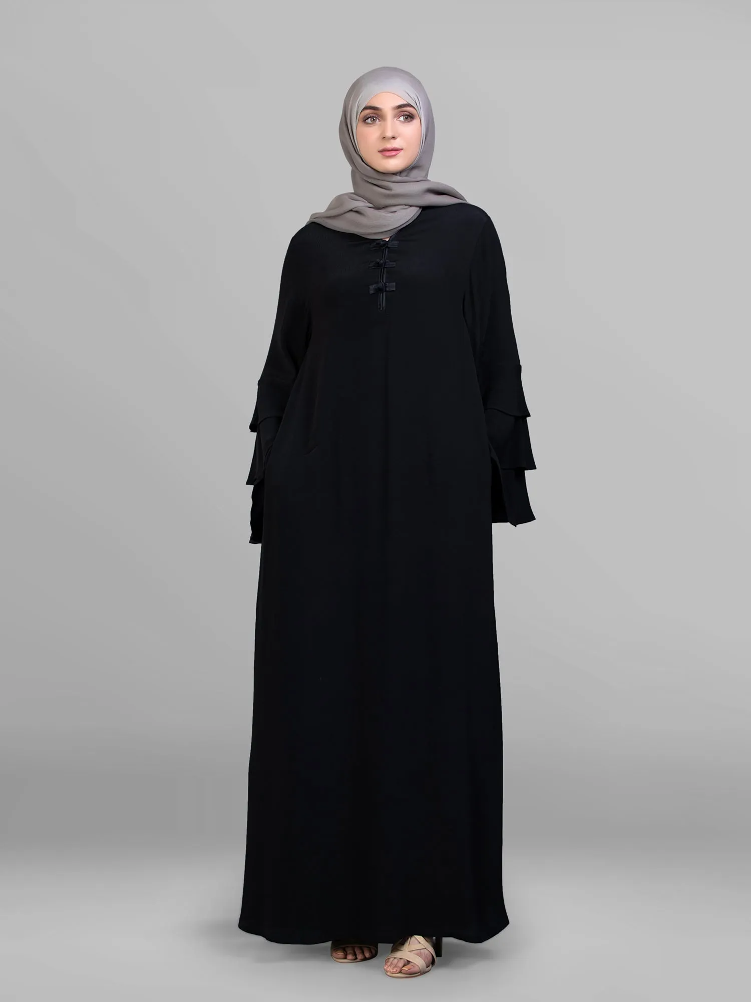 Abaya Gown Town Black