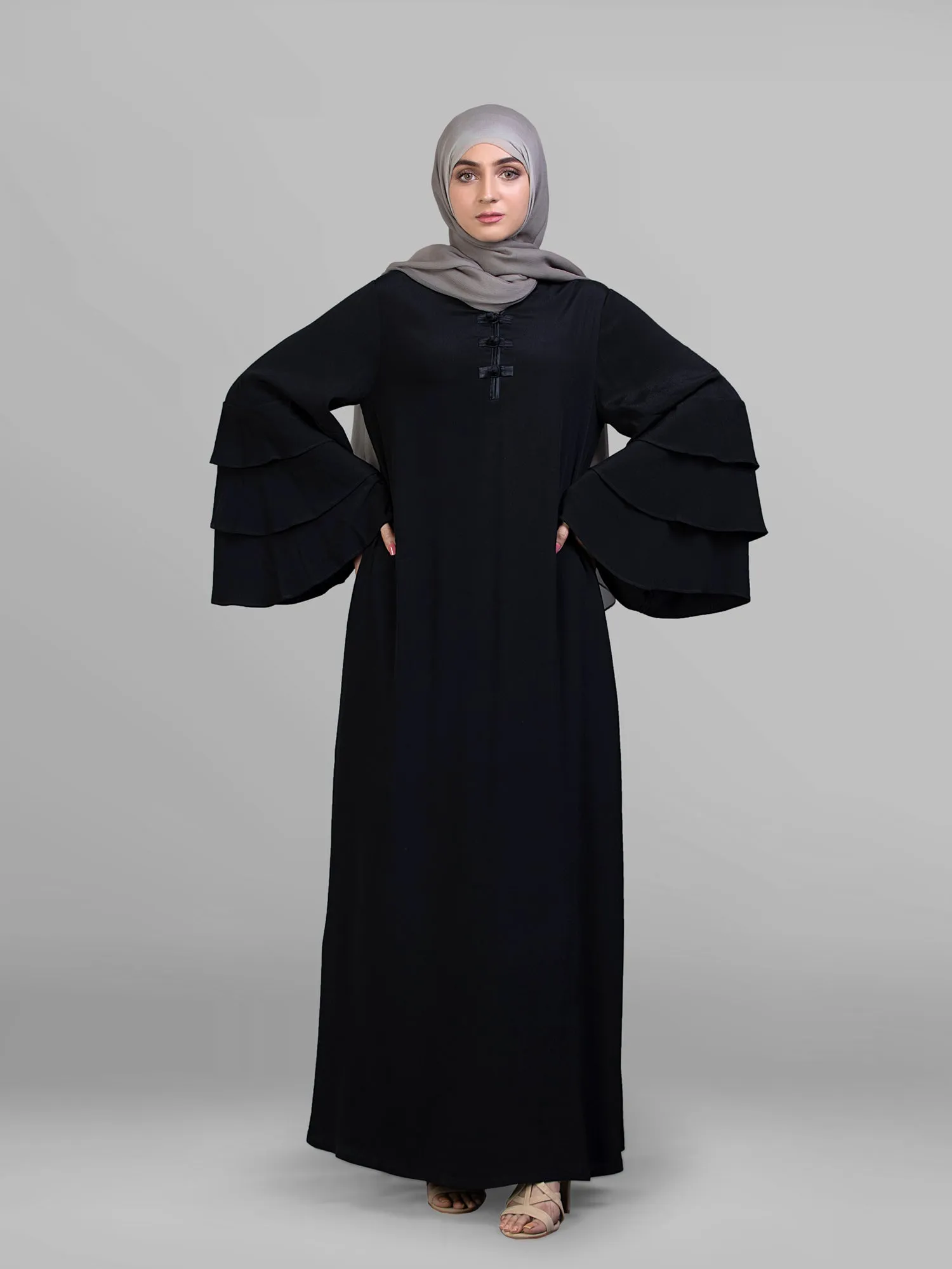 Abaya Gown Town Black