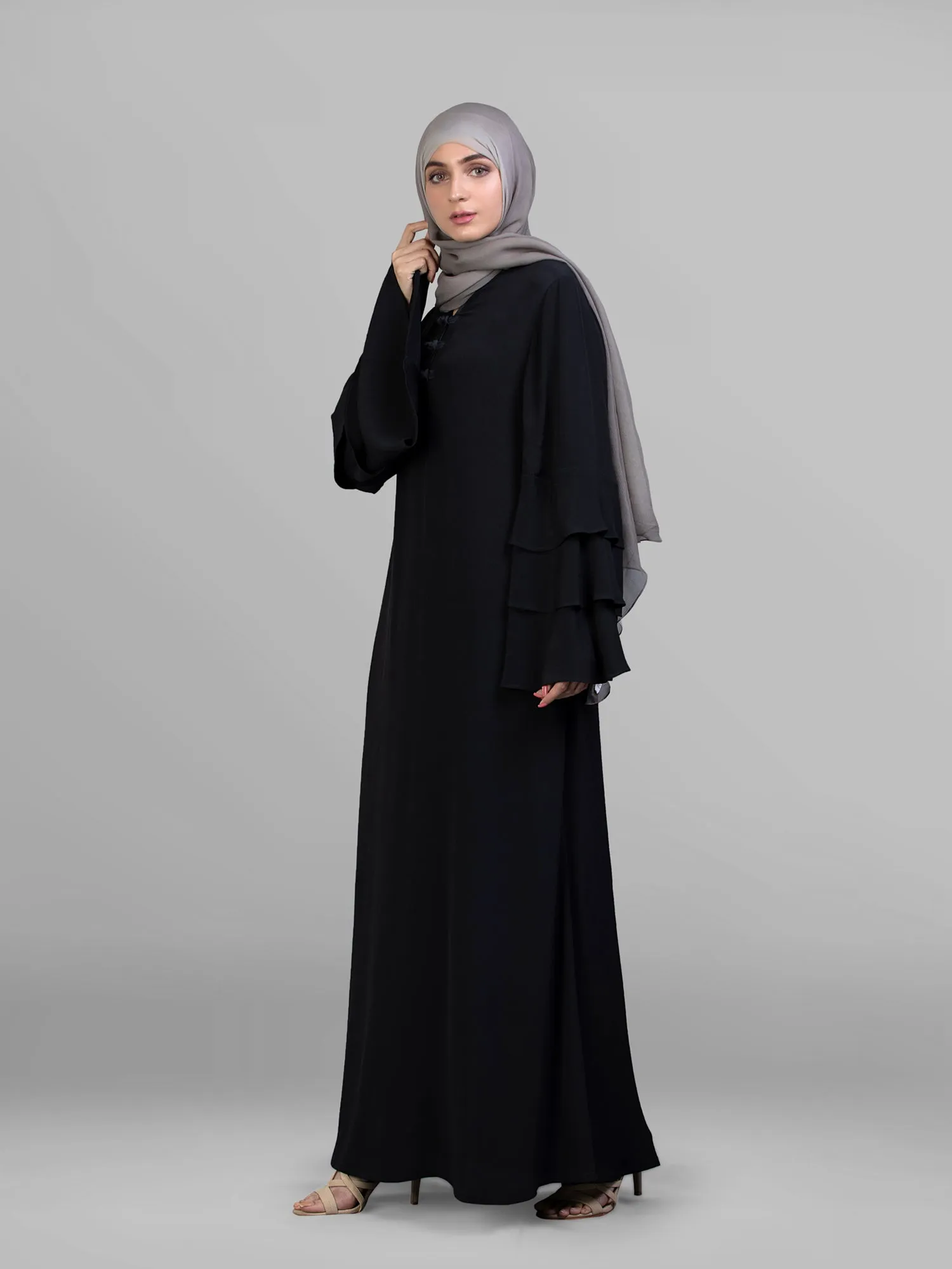 Abaya Gown Town Black