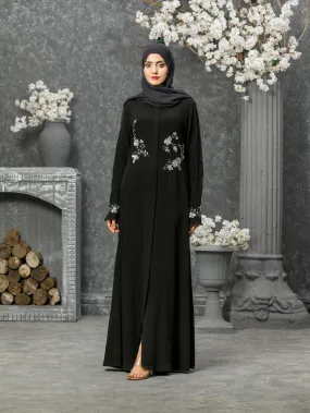 Abaya Koh-I-Noor Black