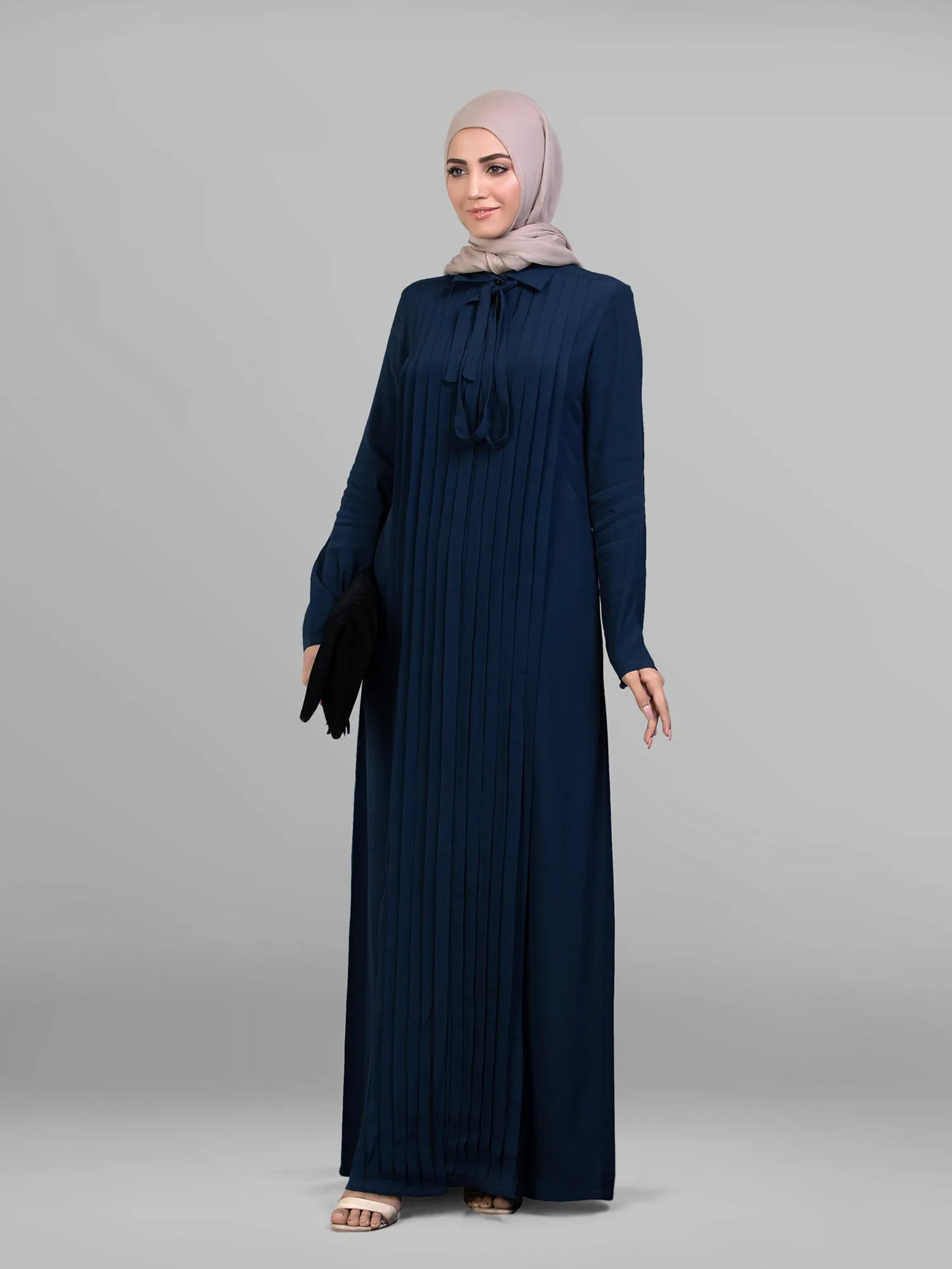 Abaya Tuck up-Navy