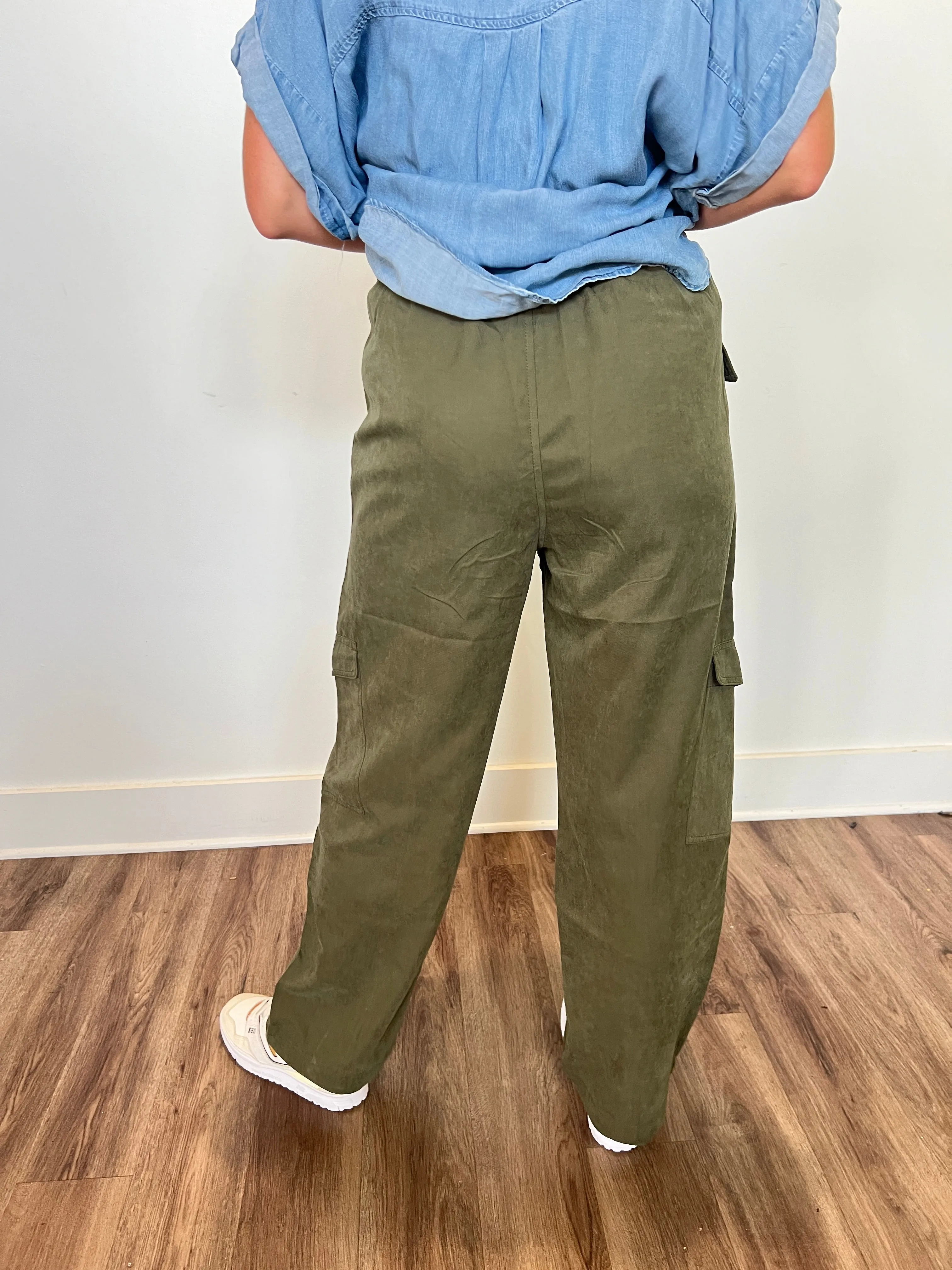 AL Rhodes Cargo Lightweight Pants- Olive