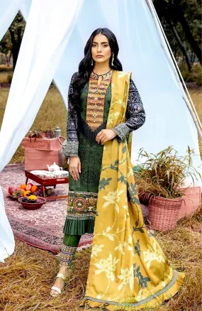 Al Zohaib Wintry Breeze Embroidered Winter Collection with Shawl – WB21-08