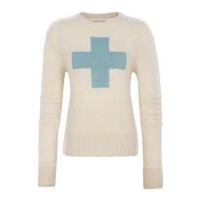 Alps and Meters | Cashmere Ski Race Knit Patrol Sweater | Women's