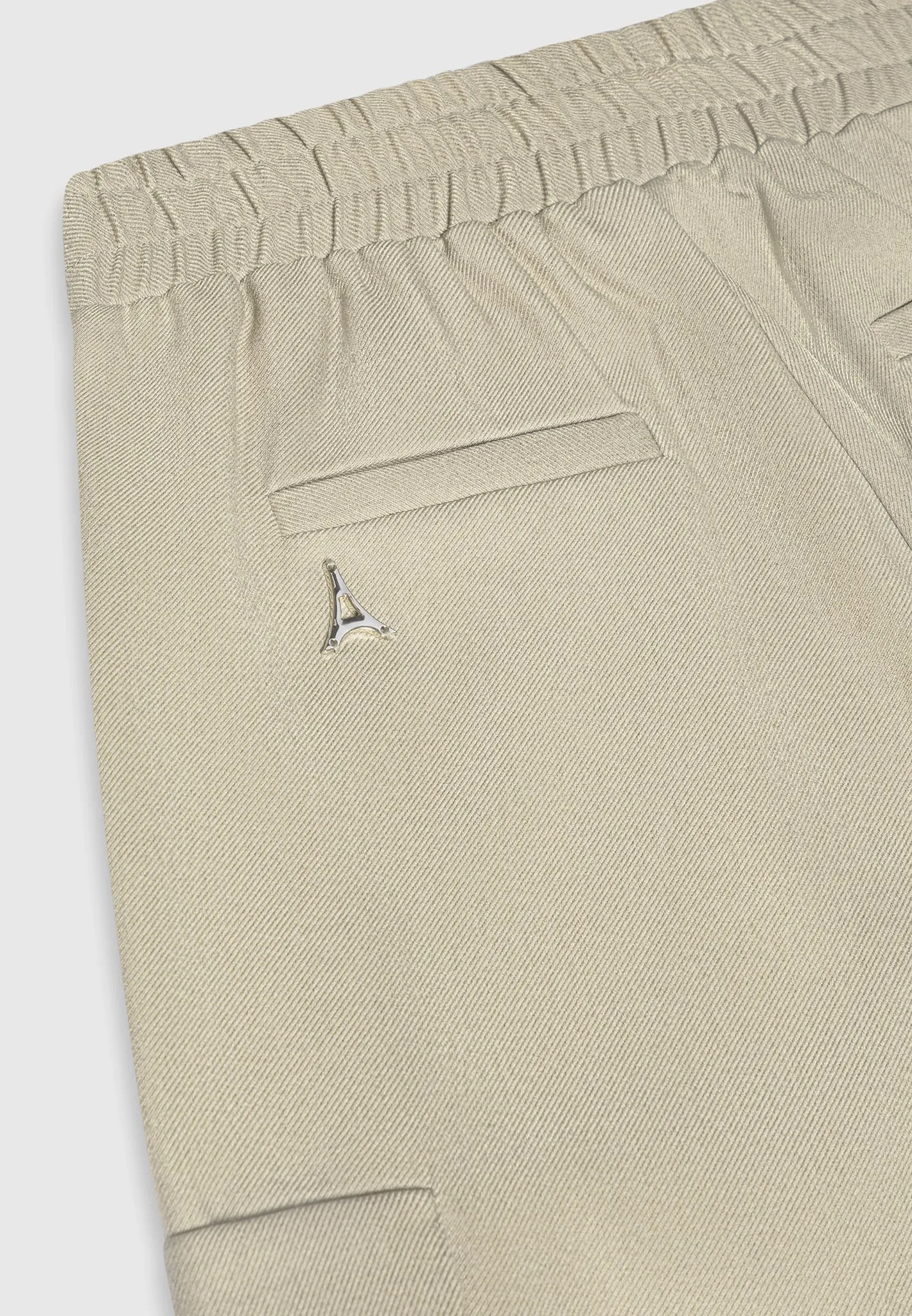 Angular Pocket Cargo Pants - Beige