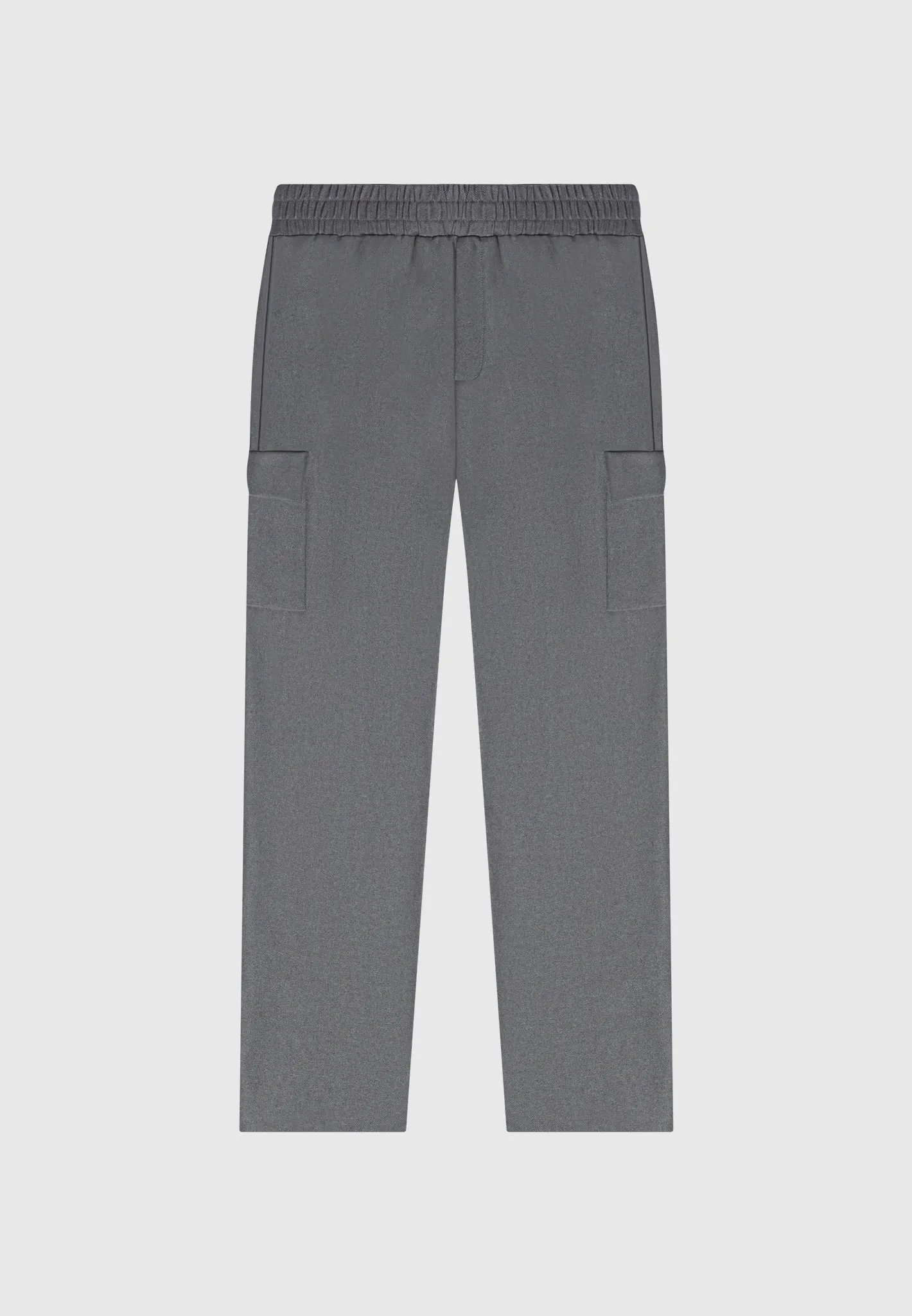 Angular Pocket Cargo Pants - Grey Marl