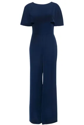 Arabelle Woven Flutter Sleeve Jumpsuit