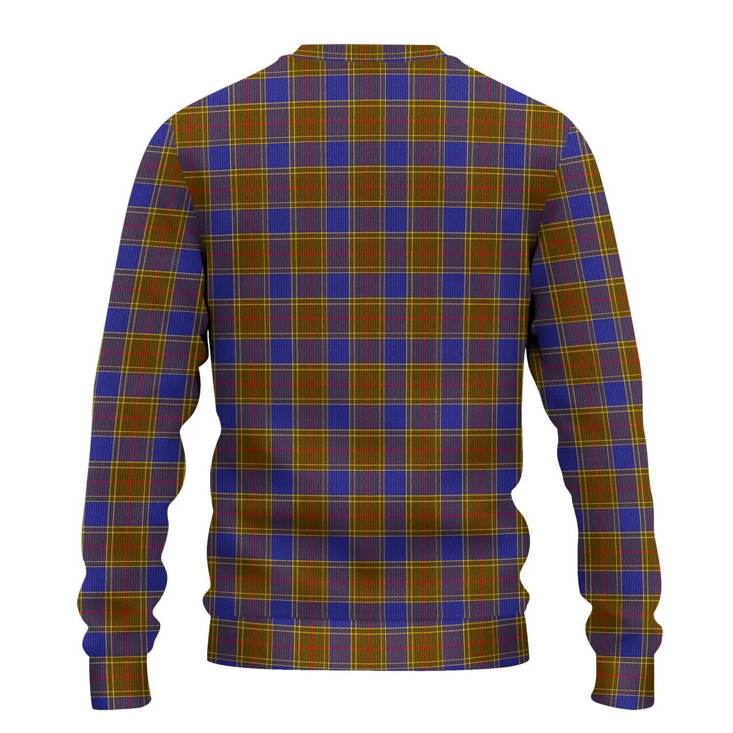 Balfour Tartan Ugly Sweater with Family Crest