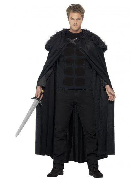 Barbarian Men's Medieval Dark Barbarian Costume