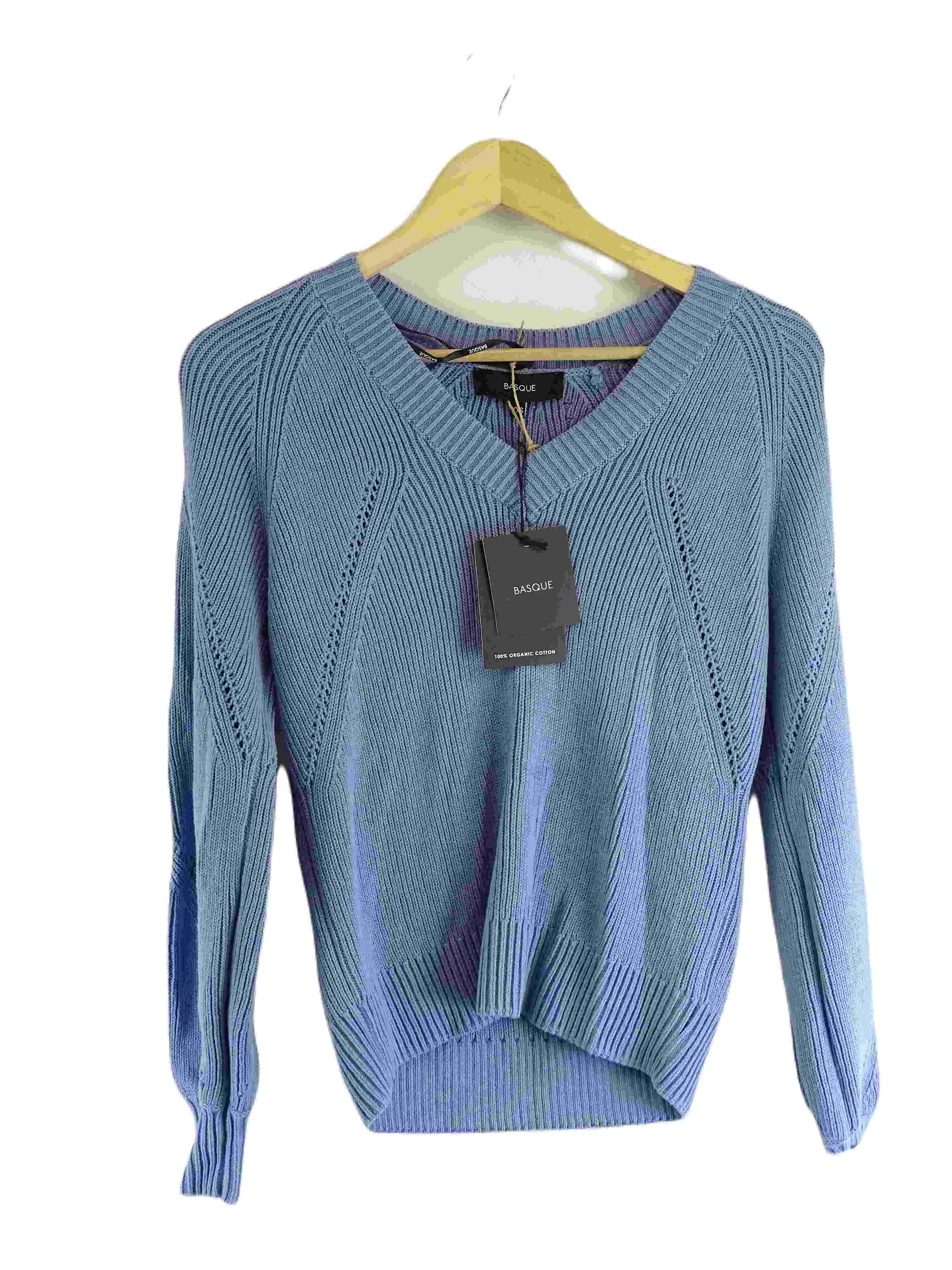 Basque Blue Knit Jumper XXS