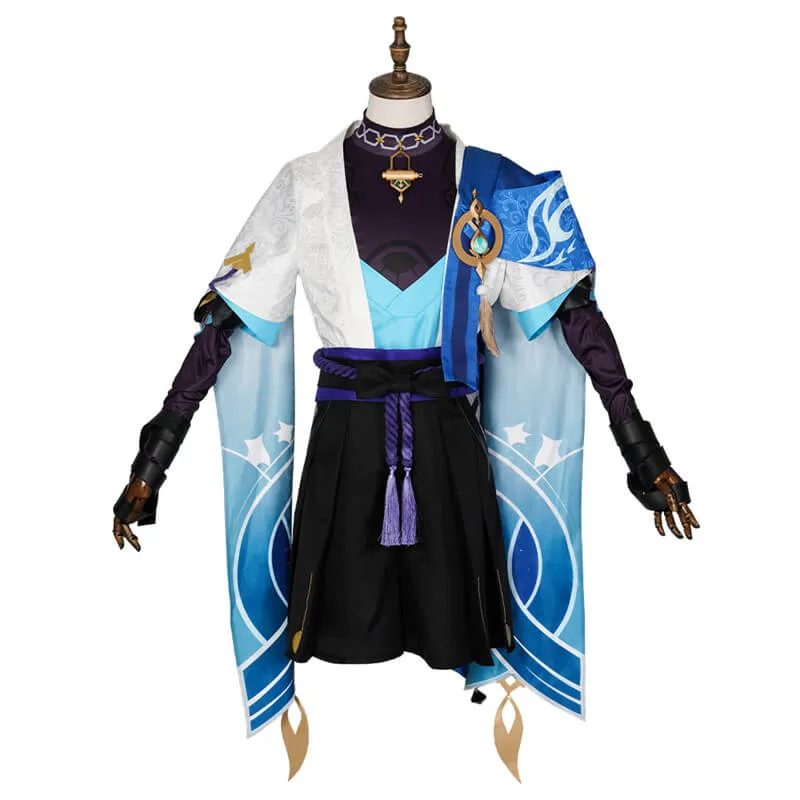 Becostume Genshin Impact Scaramouche Wanderer Cosplay Outfit Halloween Costume