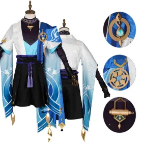 Becostume Genshin Impact Scaramouche Wanderer Cosplay Outfit Halloween Costume