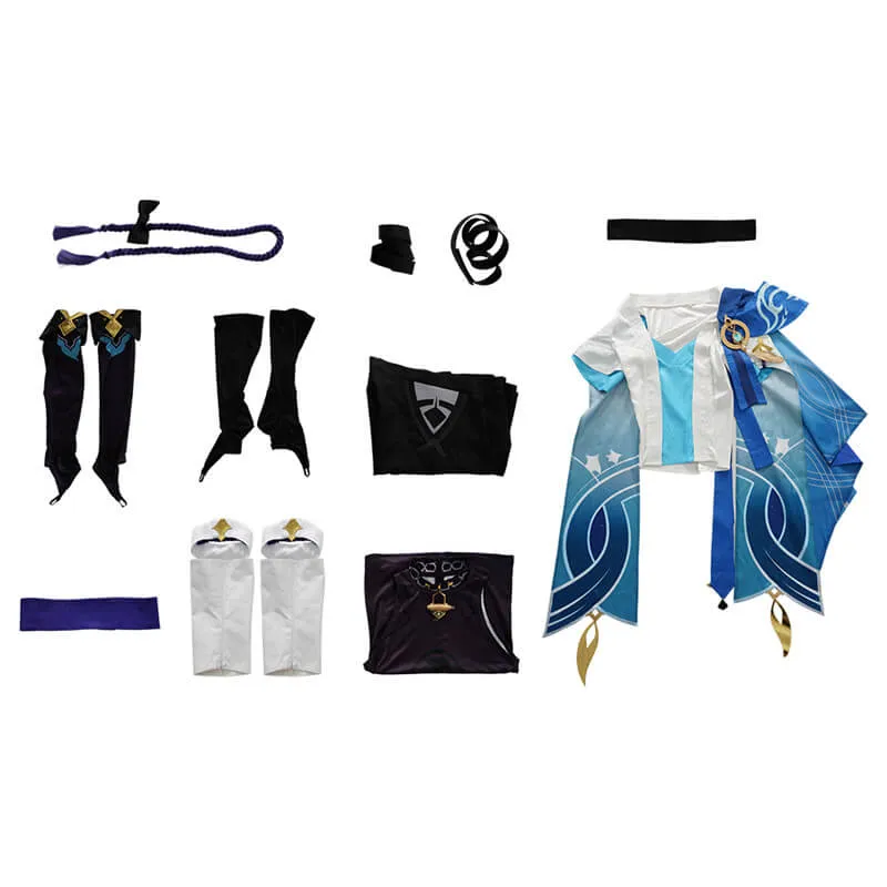 Becostume Genshin Impact Scaramouche Wanderer Cosplay Outfit Halloween Costume