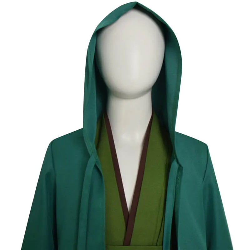 BEcostume Kids Jedi Survivor Anakin Outfit Star Wars Anakin Skywalker Halloween Suit Green Color