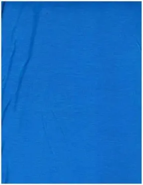 Blue Jersey Knit Stretched Fabric Slip On Headwrap