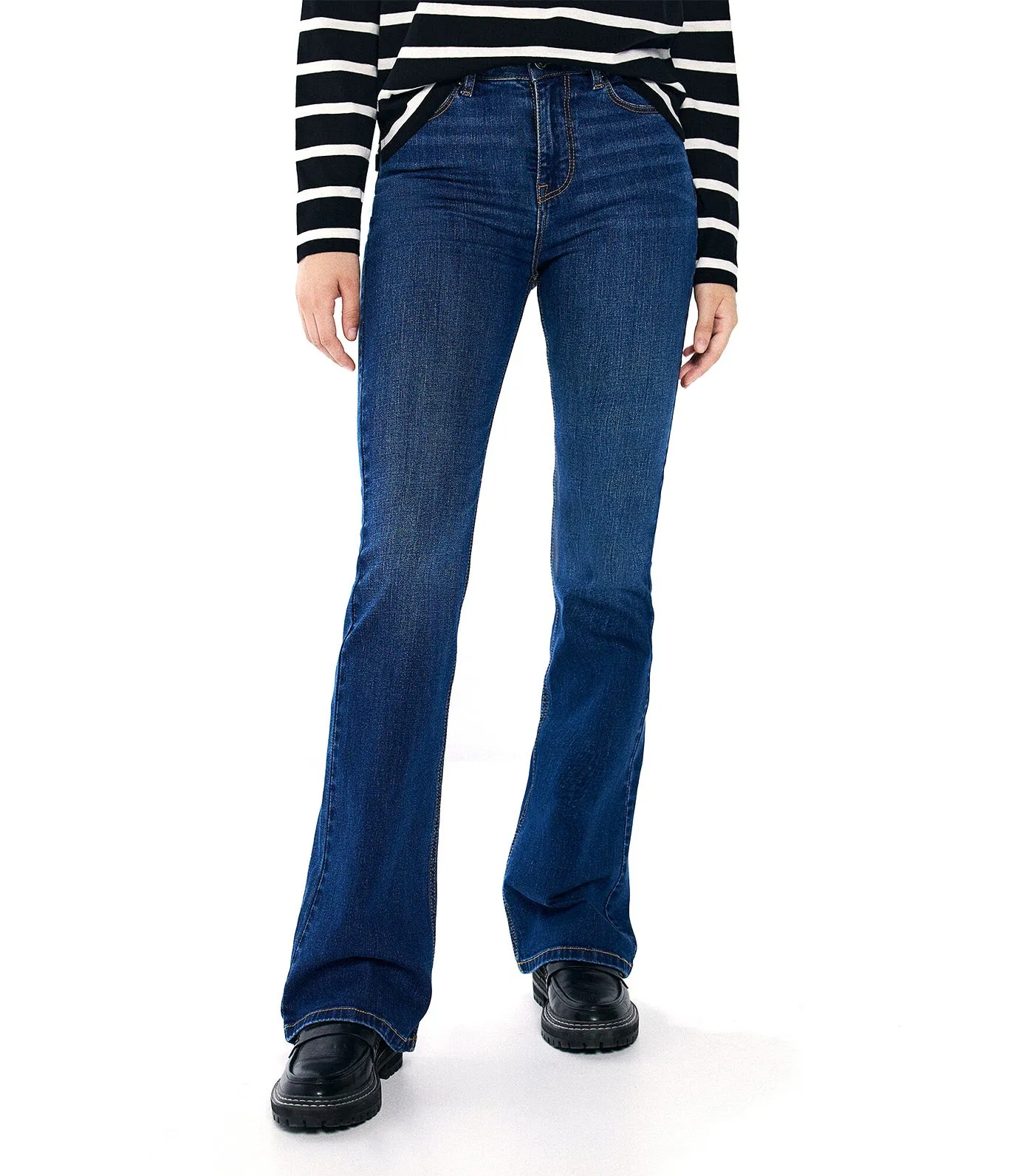 Boot Cut Jeans Blue