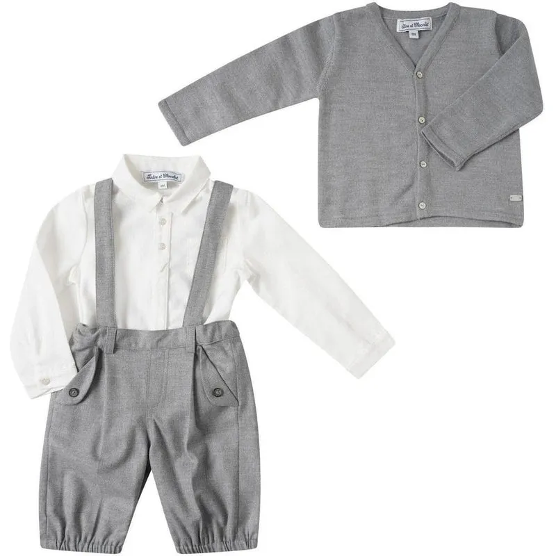 Boys Grey 3 Piece Set