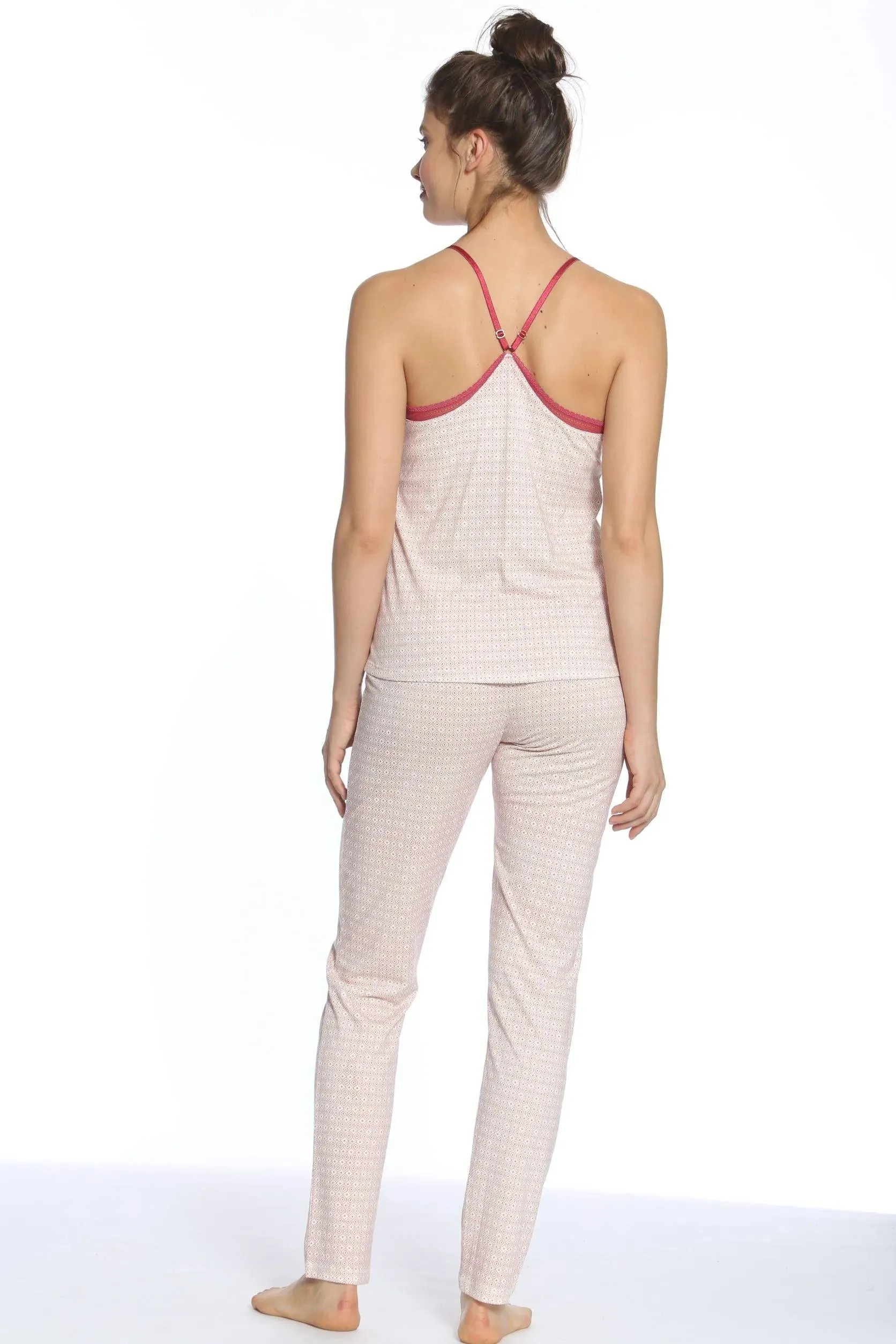 Bridgette Racerback Camisole Full Length Pant PJ Set - Clearance Rack