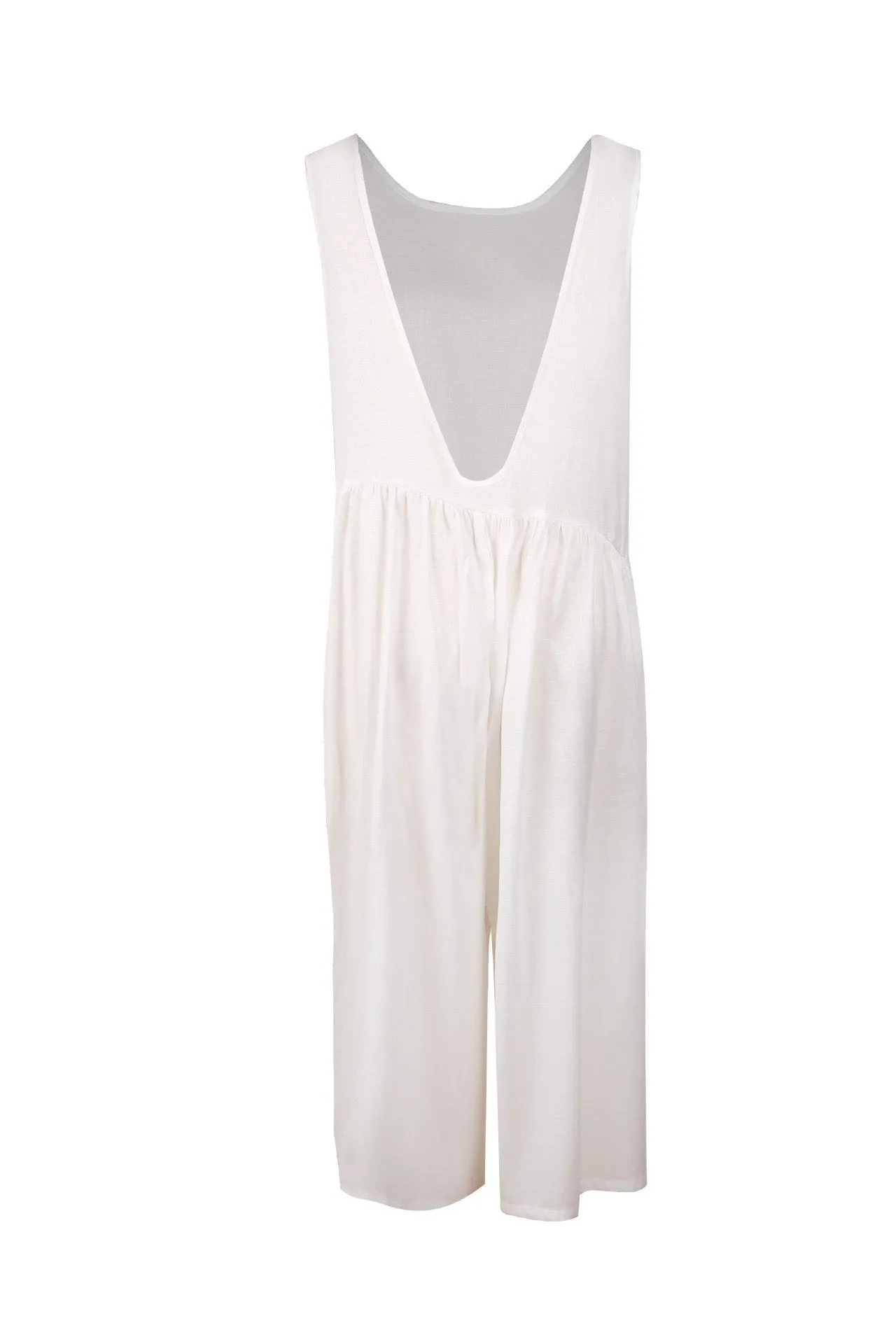 Casual Vest Wide Leg Jumpsuit