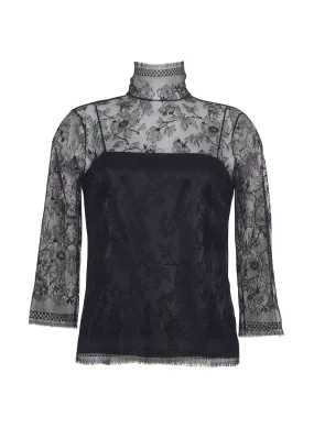 chantilly lace turtleneck