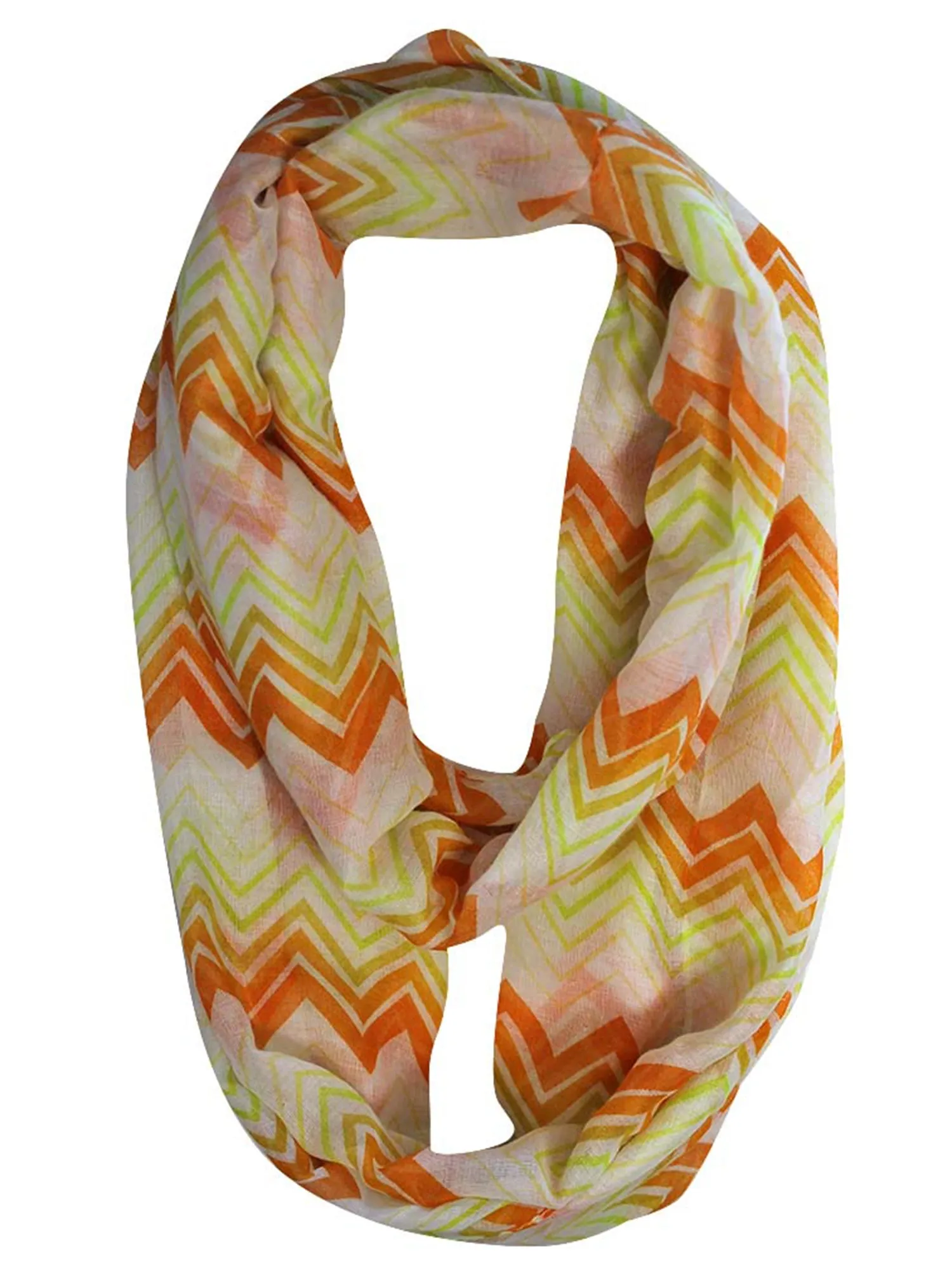 Chevron Pattern Infinity Scarf