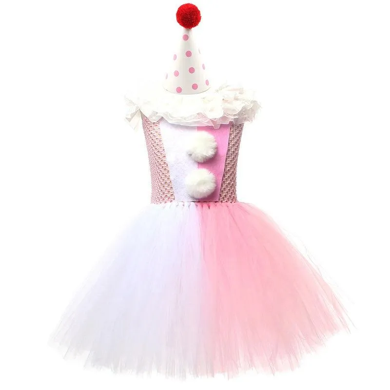 Children's Halloween Dress Up Girl's lace camisole mesh princess dress Dreamy Party Look Carnival Birthday Banquet Halloween Stage Performance Dress