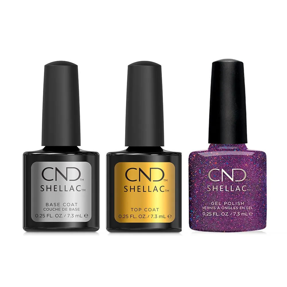 CND - Shellac Combo - Base, Top & Nordic Lights