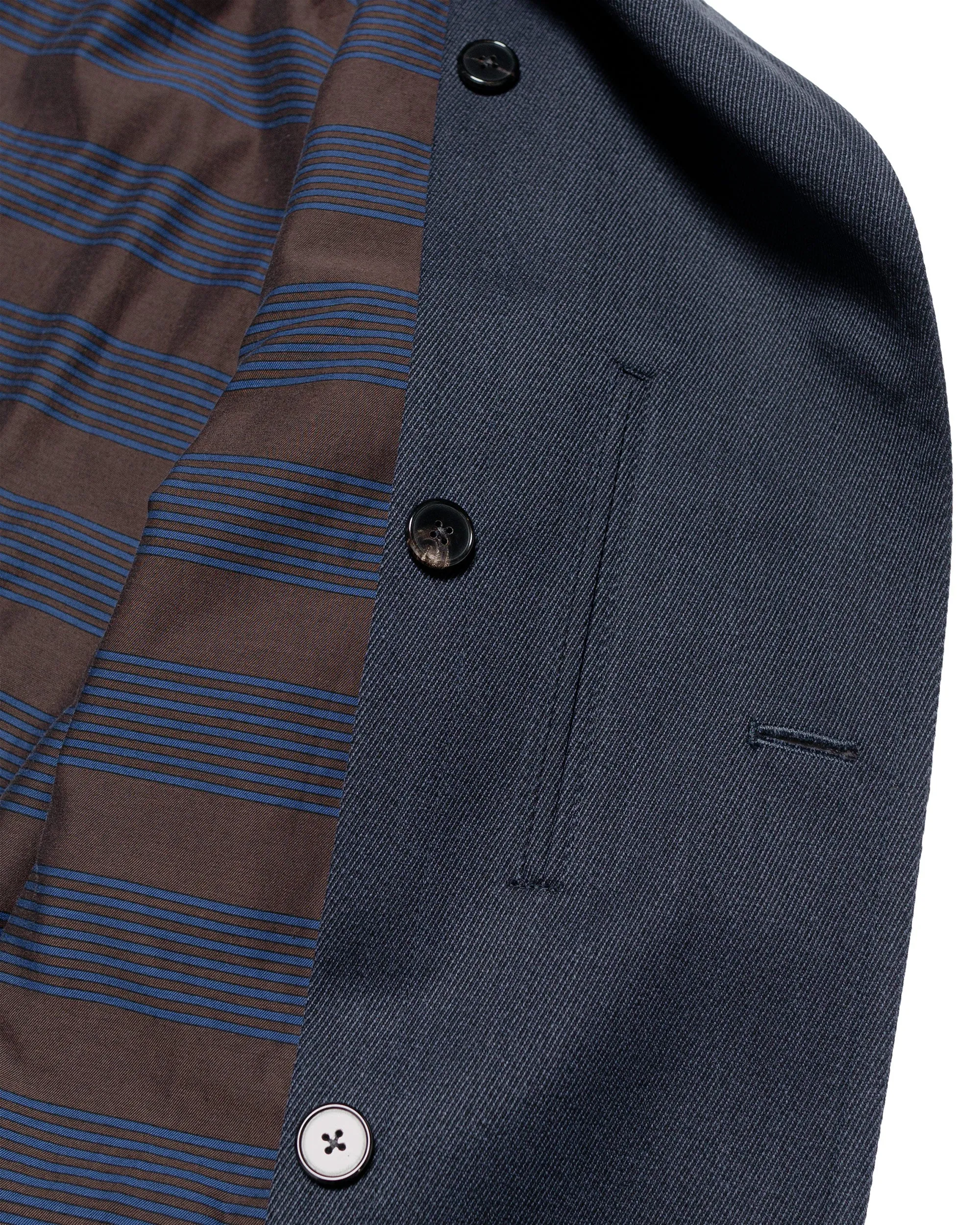 Cohérence Corb II Whiptwill Over Coat Dark Blue