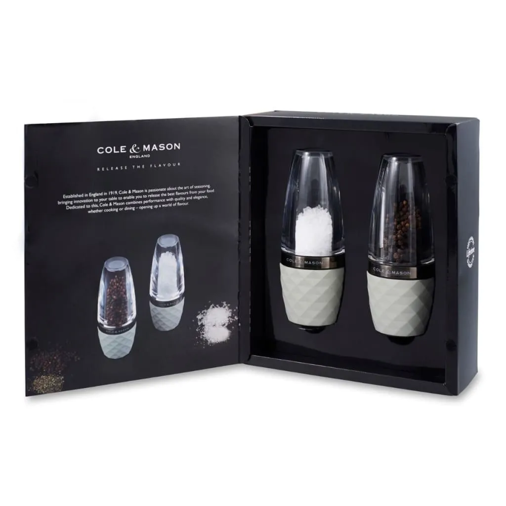 Cole & Mason City Concrete & Acrylic Salt and Pepper Gift Set 165mm