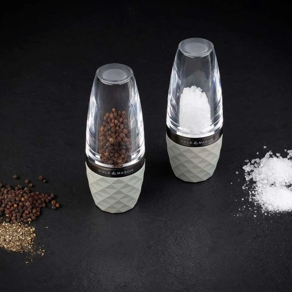 Cole & Mason City Concrete & Acrylic Salt and Pepper Gift Set 165mm