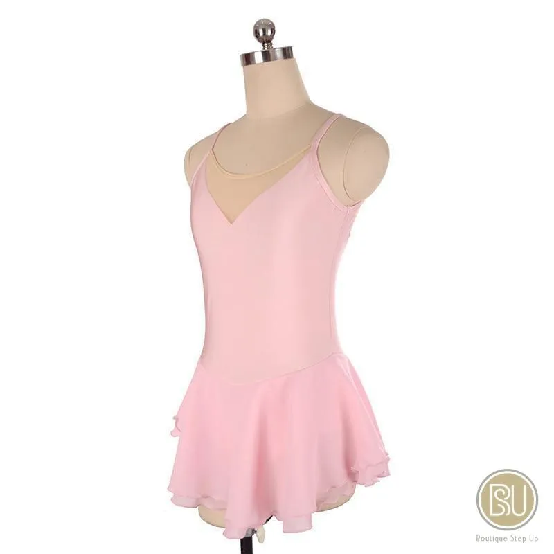 Competition Skating Dress Plain Sleeveless Available in 16 Colors