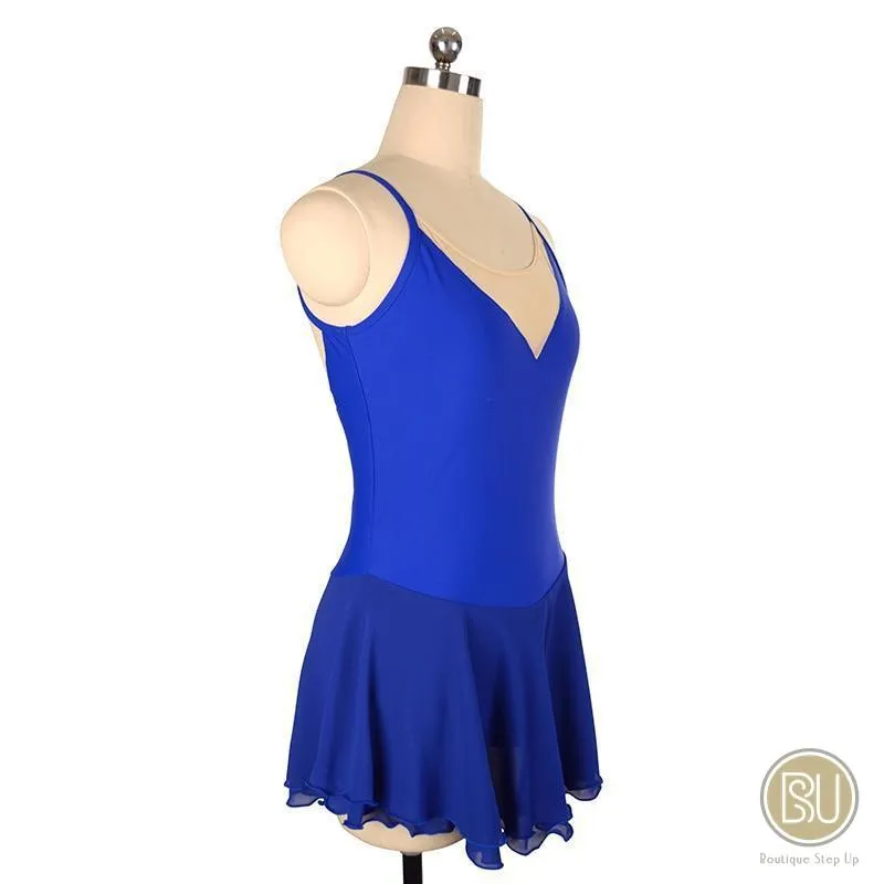 Competition Skating Dress Plain Sleeveless Available in 16 Colors