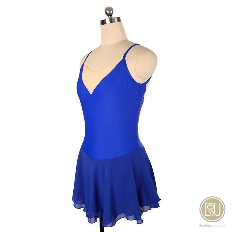 Competition Skating Dress Plain Sleeveless Available in 16 Colors