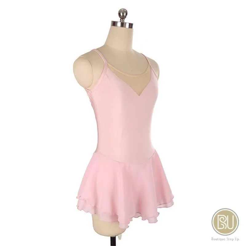 Competition Skating Dress Plain Sleeveless Available in 16 Colors