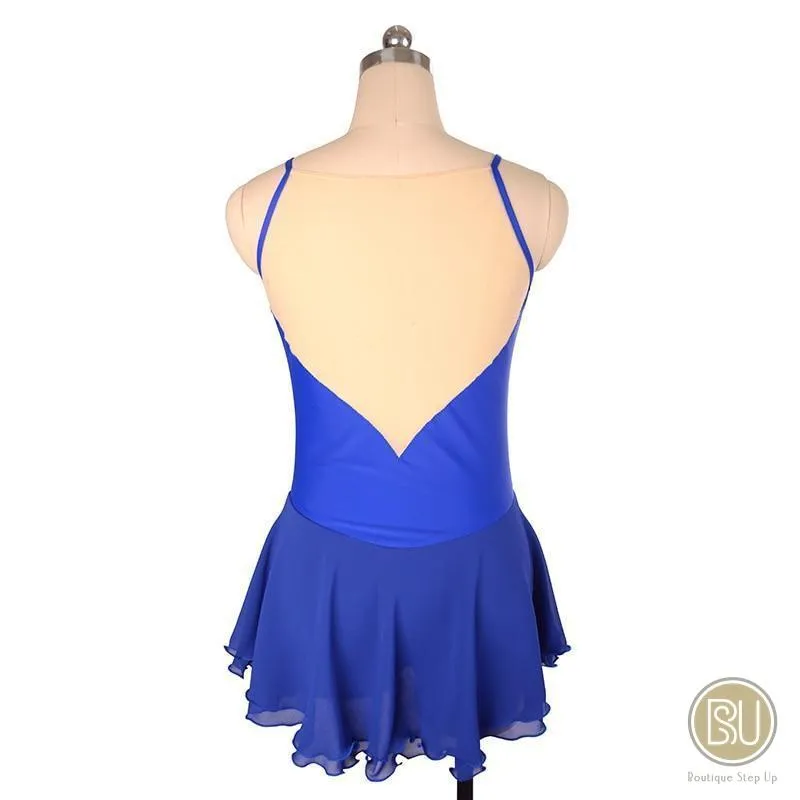 Competition Skating Dress Plain Sleeveless Available in 16 Colors