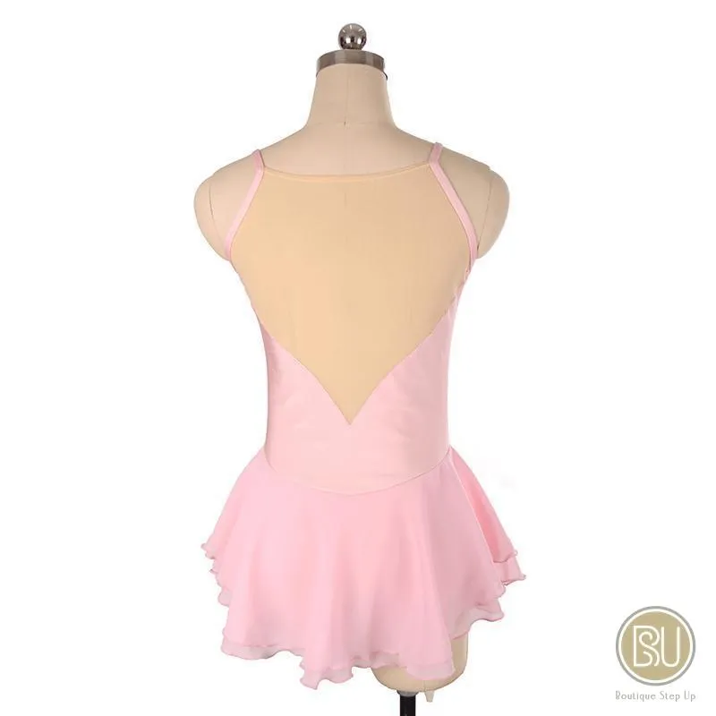 Competition Skating Dress Plain Sleeveless Available in 16 Colors