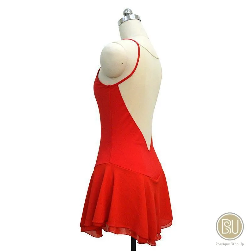 Competition Skating Dress Plain Sleeveless Available in 16 Colors