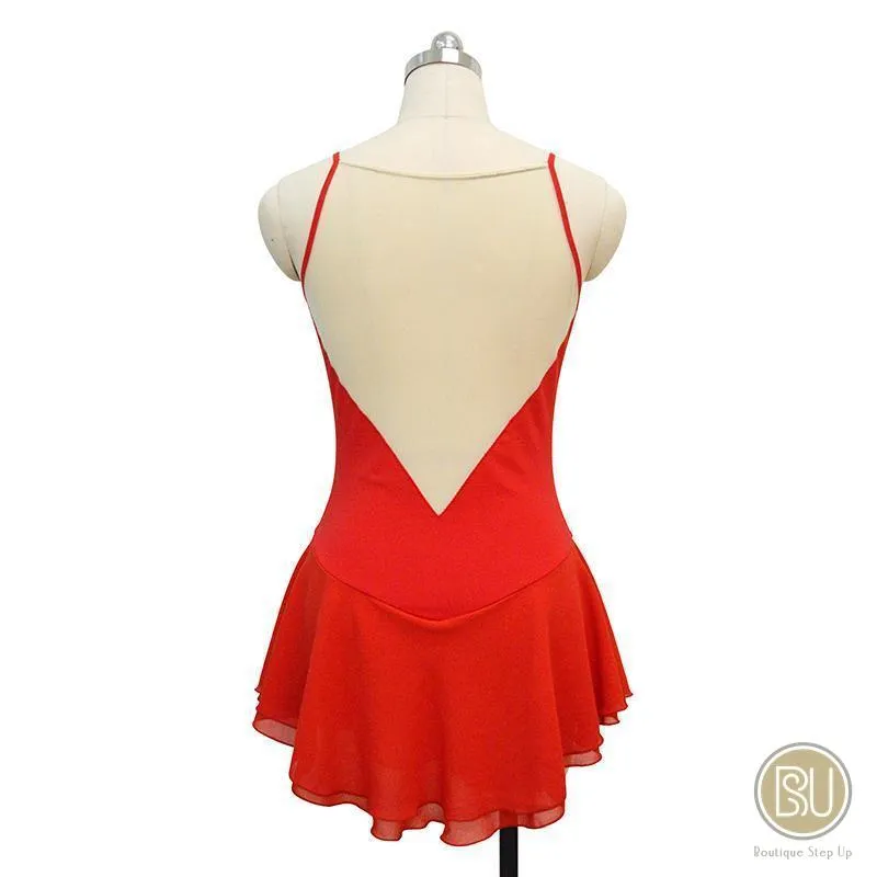 Competition Skating Dress Plain Sleeveless Available in 16 Colors