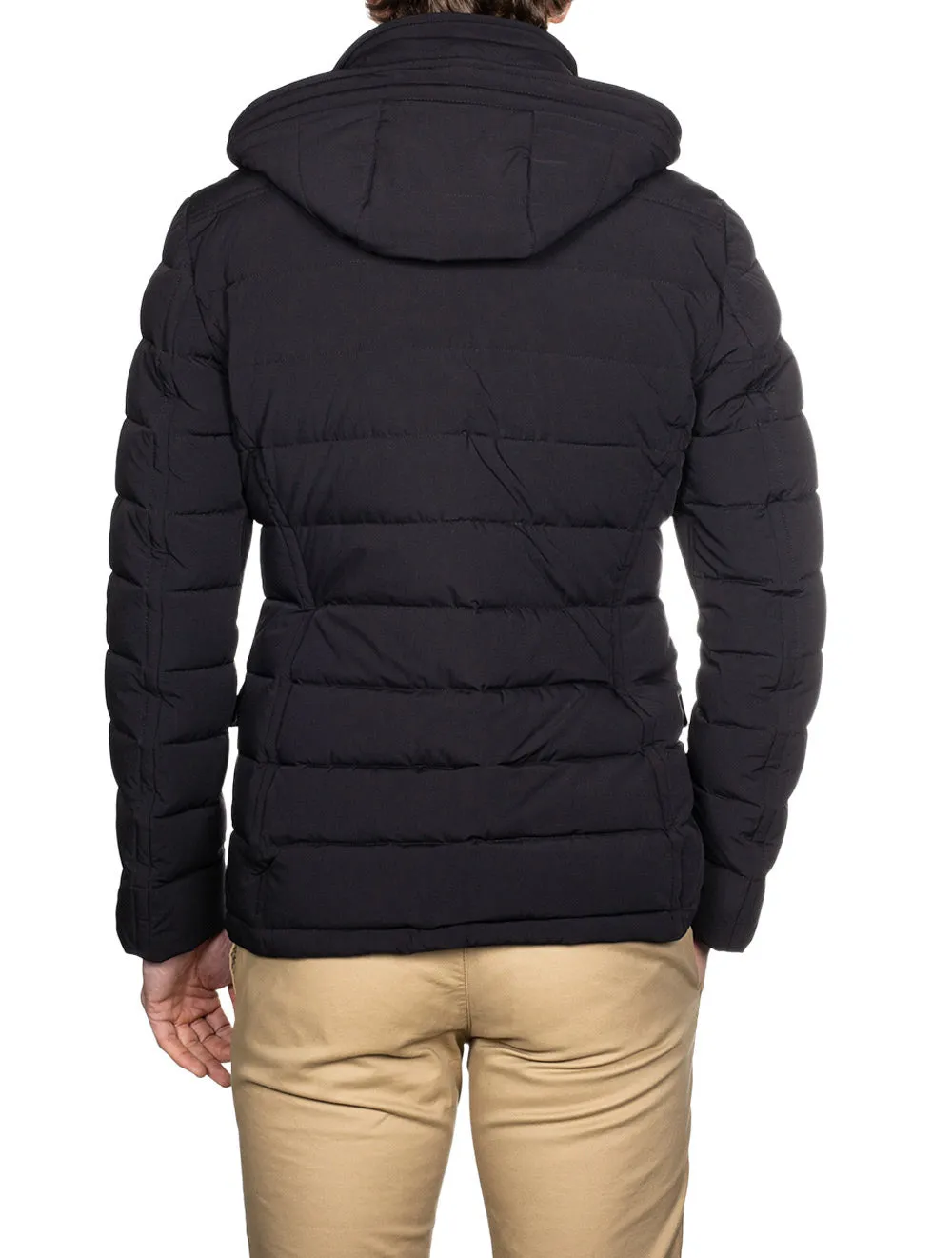 Craig Padded Coat Dark Blue