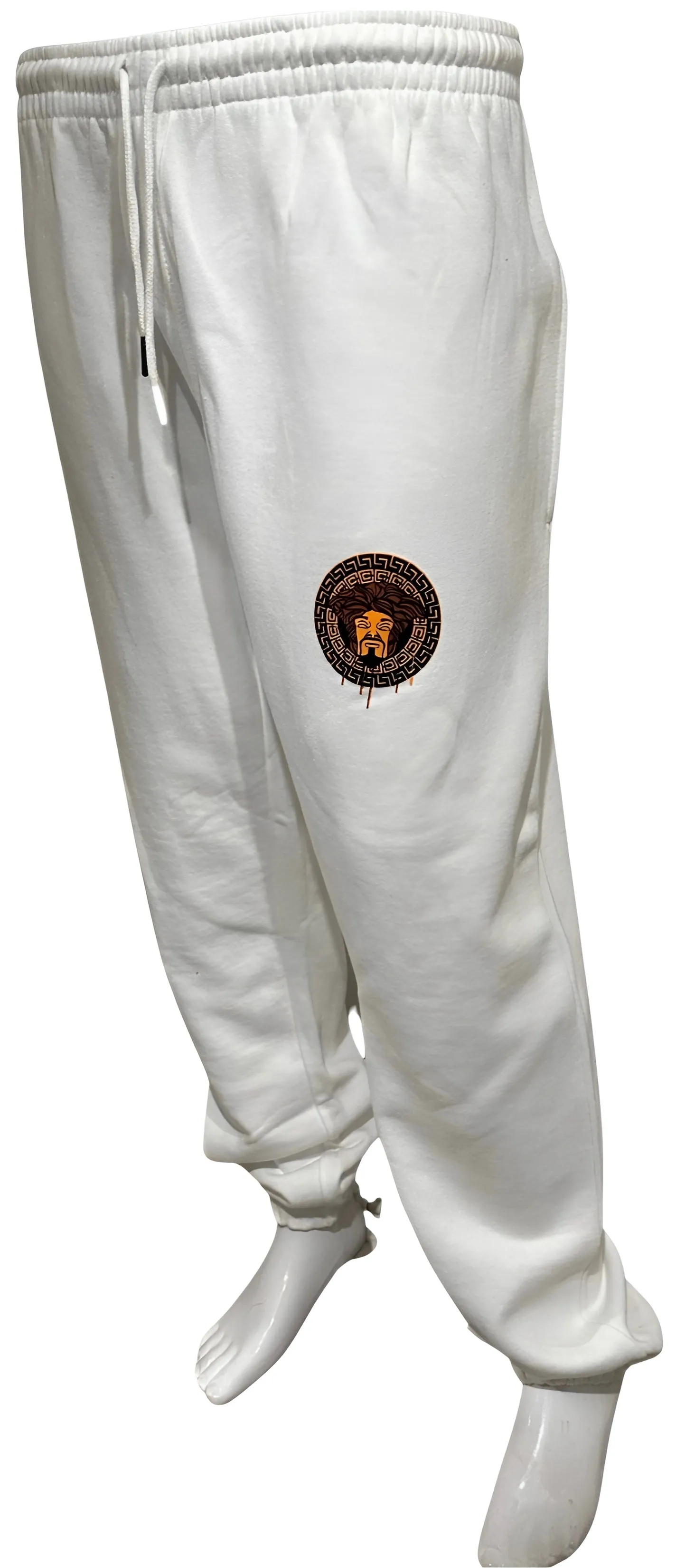 ^CROOKS & CASTLES^ (WHITE) ~SNOOP DOG~ JOGGER SWEATPANTS