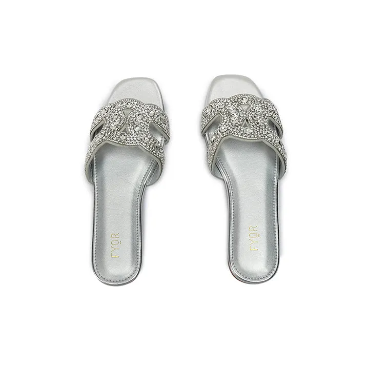 Diamante Slide Sandal MY 307