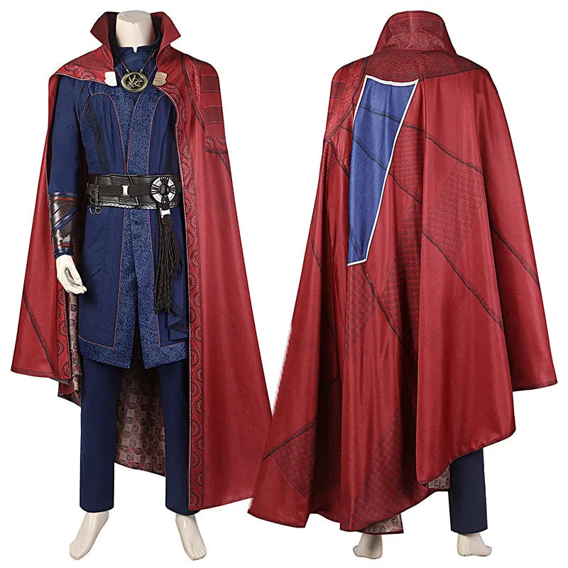 Doctor Strange Costume Dr Strange 2 in the Multiverse of Madness Cosplay With Cape Shoes