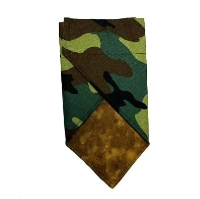 Dog Scarf - Camo/Brown