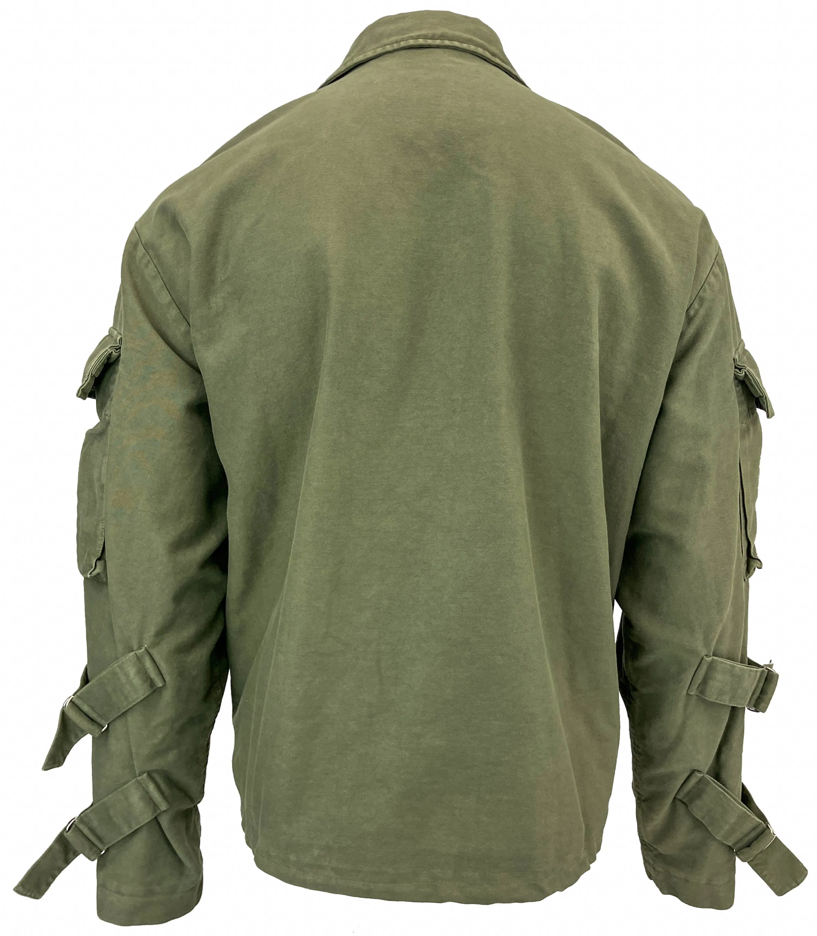 Dries Van Noten Cargo Jacket in Army Green