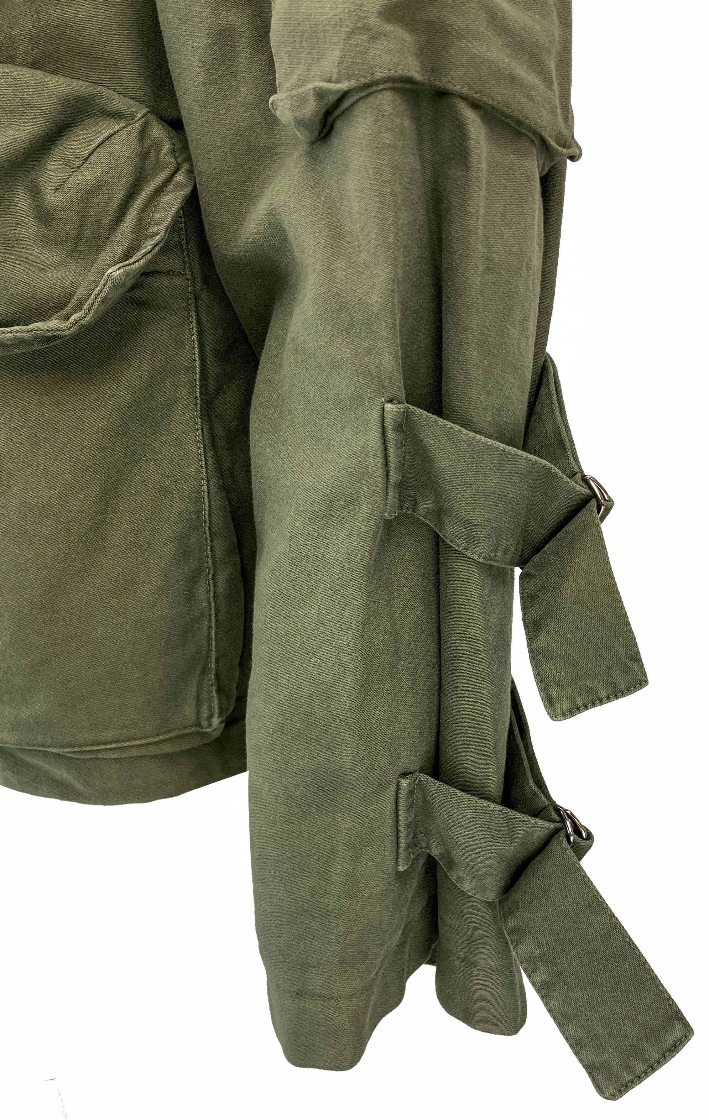 Dries Van Noten Cargo Jacket in Army Green