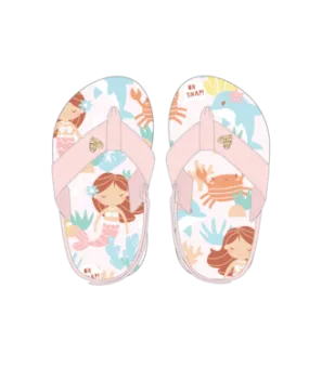 Earth Nymph "Seaside" Baby Girl Flip Flops